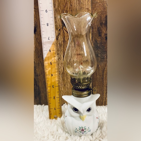 Accents Rare Vintage Mini Owl Oil Lamp Poshmark
